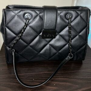 Aldo:black shoulder purse